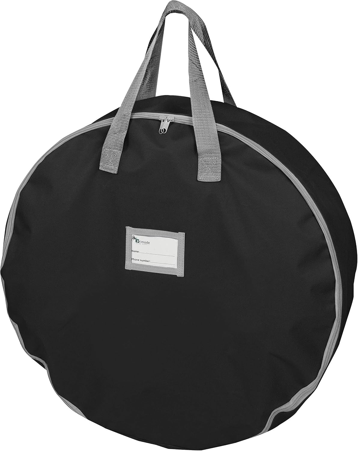 30-Inch Wreath Storage Bag - Durable 600D Oxford Polyester Container with Handles for Holiday Garland Wreaths (Black)